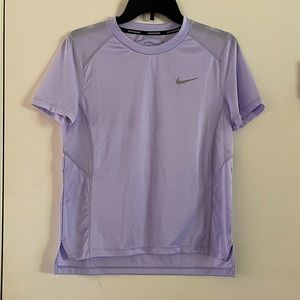 Light Purple Nike Running Standard and Dri-Fit Shirt